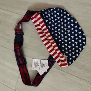 Disney Parks Crossbody Bag with Mickey Mouse Stars - Red White and Blue